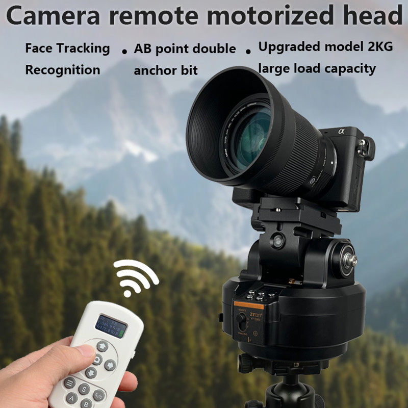 ZIFON YT-2000 Auto Motorized Pan/Tilt Panoramic Head Stabilizer Remote Control