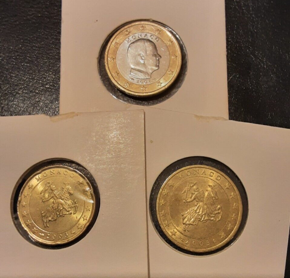Lot euro Monaco 2003- 2007