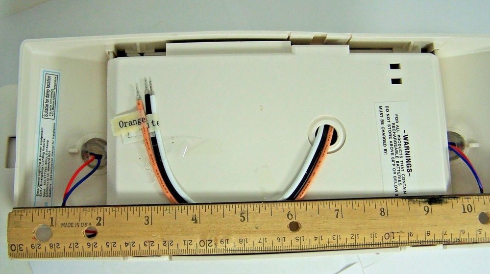 Emergency Light Fixture - Battery Powered