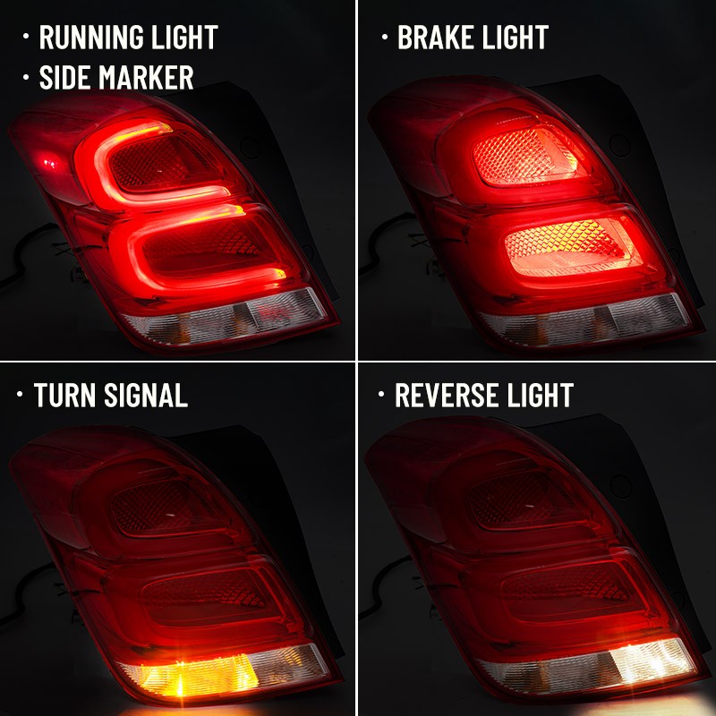 For Chevy Trax 2017-2022 Tail Light Brake Lamp W/ LED Replacement Left & Right