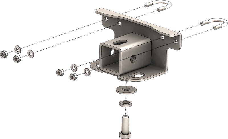 2 in. Receiver Hitch Rear