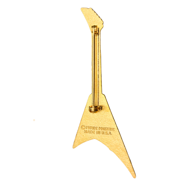 Pin Jackson Randy Rhoads Black W Gold Pickguard Pin Harmony