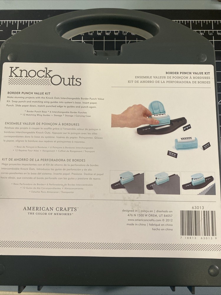 Knock Outs Interchangeable Border Punch System AMERICAN CRAFTS