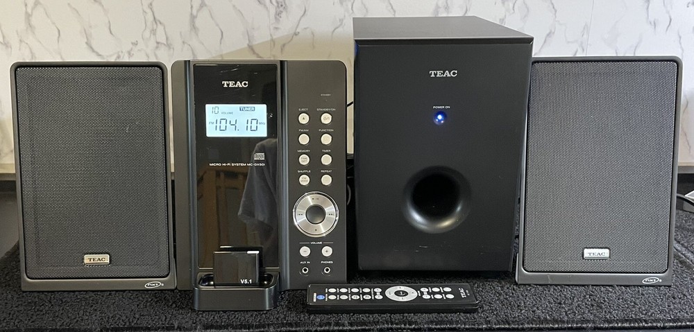 Teac NC-DX50i 2.1 Compact Stereo System With Bluetooth