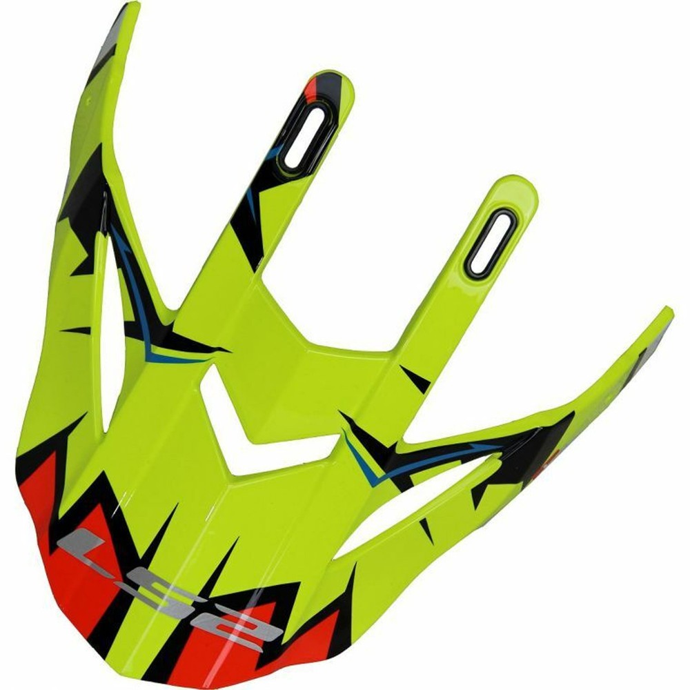 LS2 Fast/Fast Mini Helmet Replacement Visor Peak Explosive Yellow