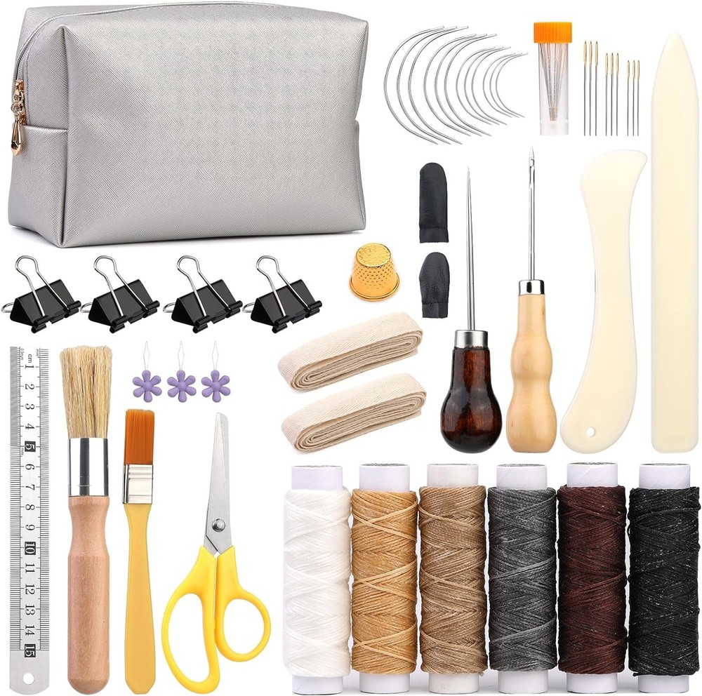 49 Pcs Hand Bookbinding Tools Kits for Beginners 49