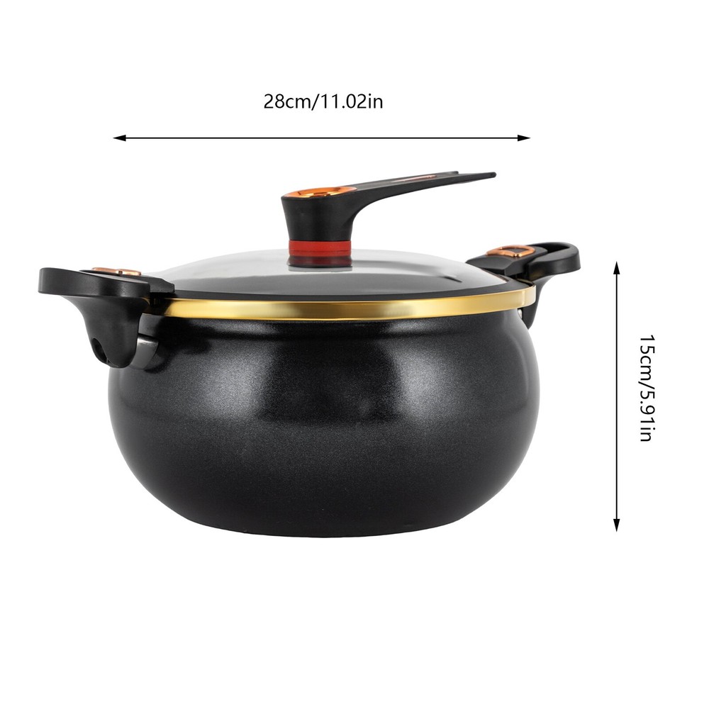 Micro Pressure Cooker, 8L Multi-Function Non-Stick Cooking Pot