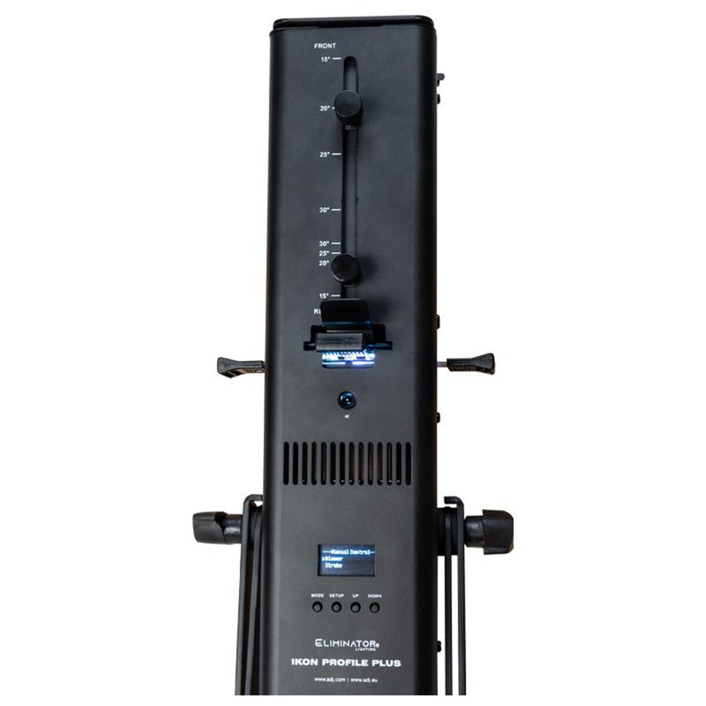 (2) Eliminator American DJ IKON PROFILE Plus RDM GOBO Projectors+DMX Controller