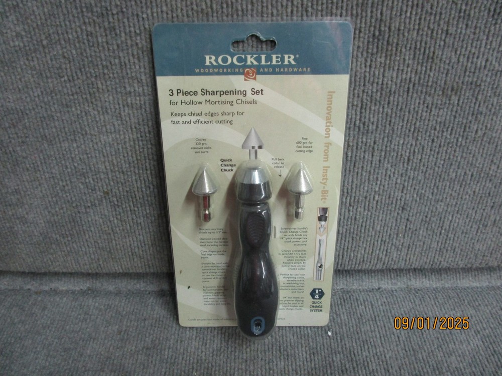 Rockler 3pc Sharpening Set New