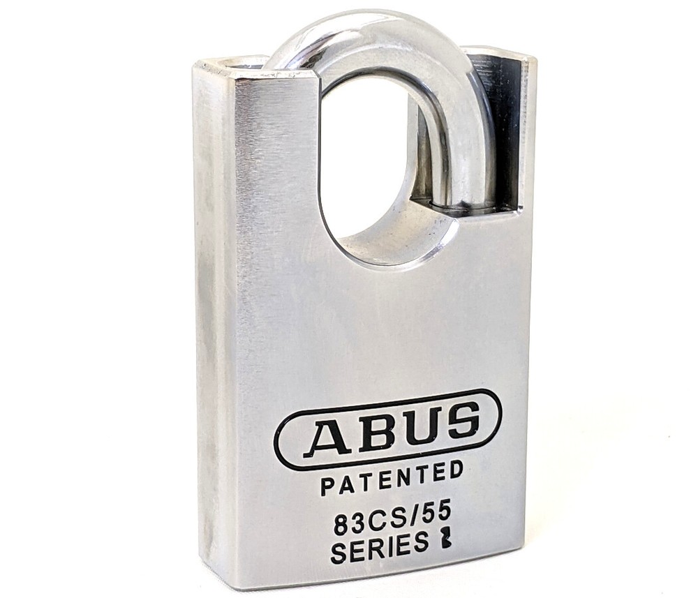 ABUS 83CS/55 Rock Padlock - Without Cylinder - Protected Shackle
