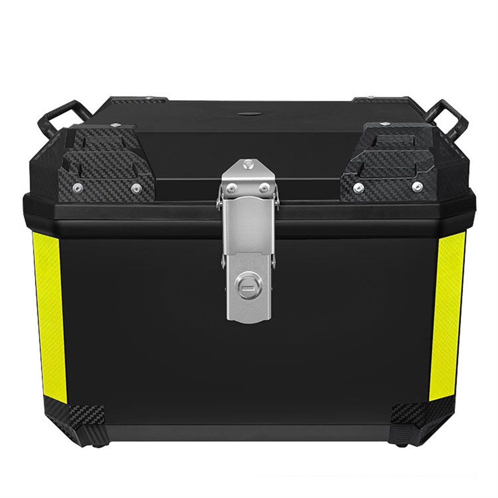 45L Motorcycle Helmet Waterproof Box Rear Luggage Tool Box with Lining