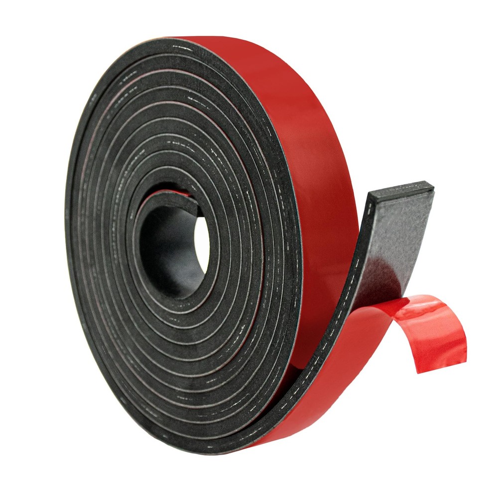 Adhesive Reinforced Solid Rubber Sheets, Rolls & Strips Cloth Inserted 1/8 (....