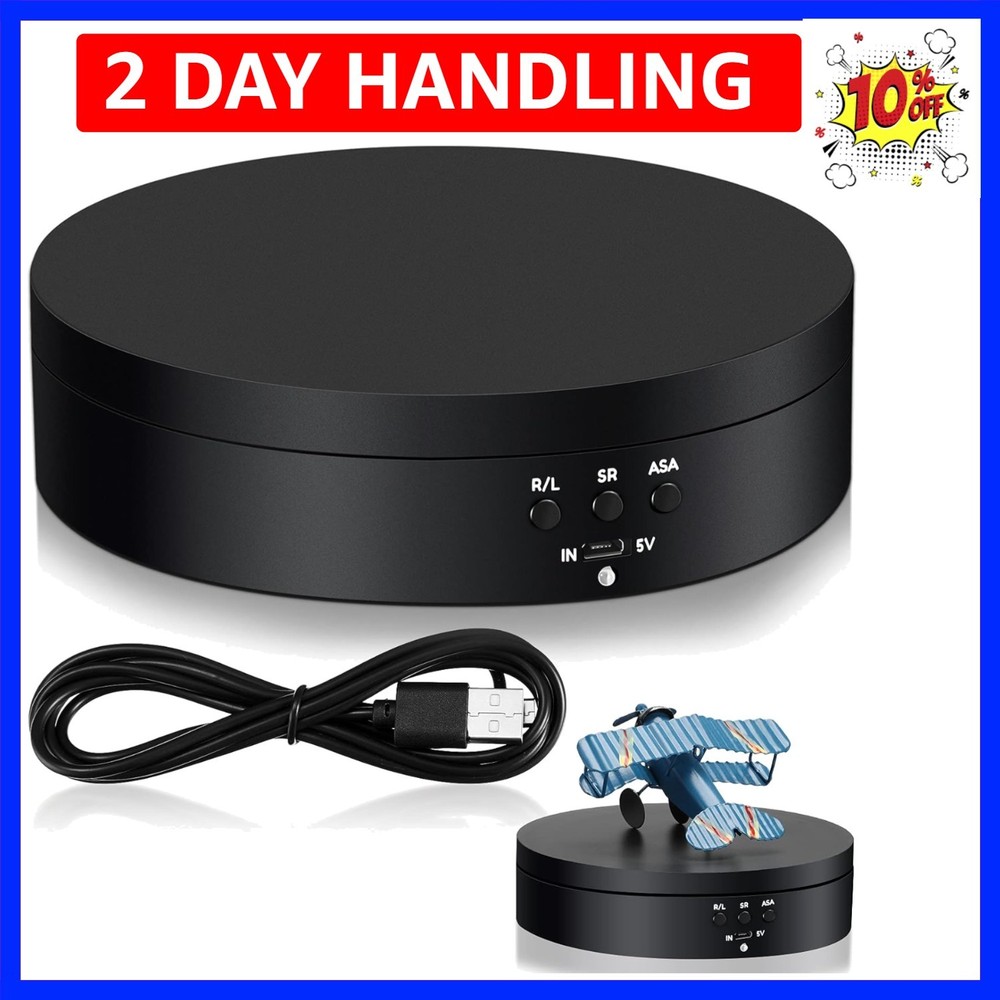 Rotating Display Stand 360 Degree Motorized Rotating Turntable Display Stand ...