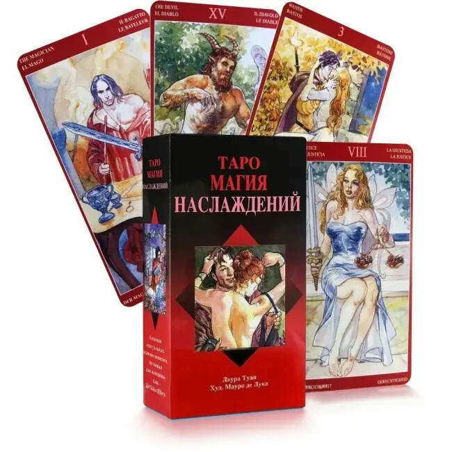 Карты Таро Магия наслаждений 78 карт + рус инструкция Tarot Desk Cards