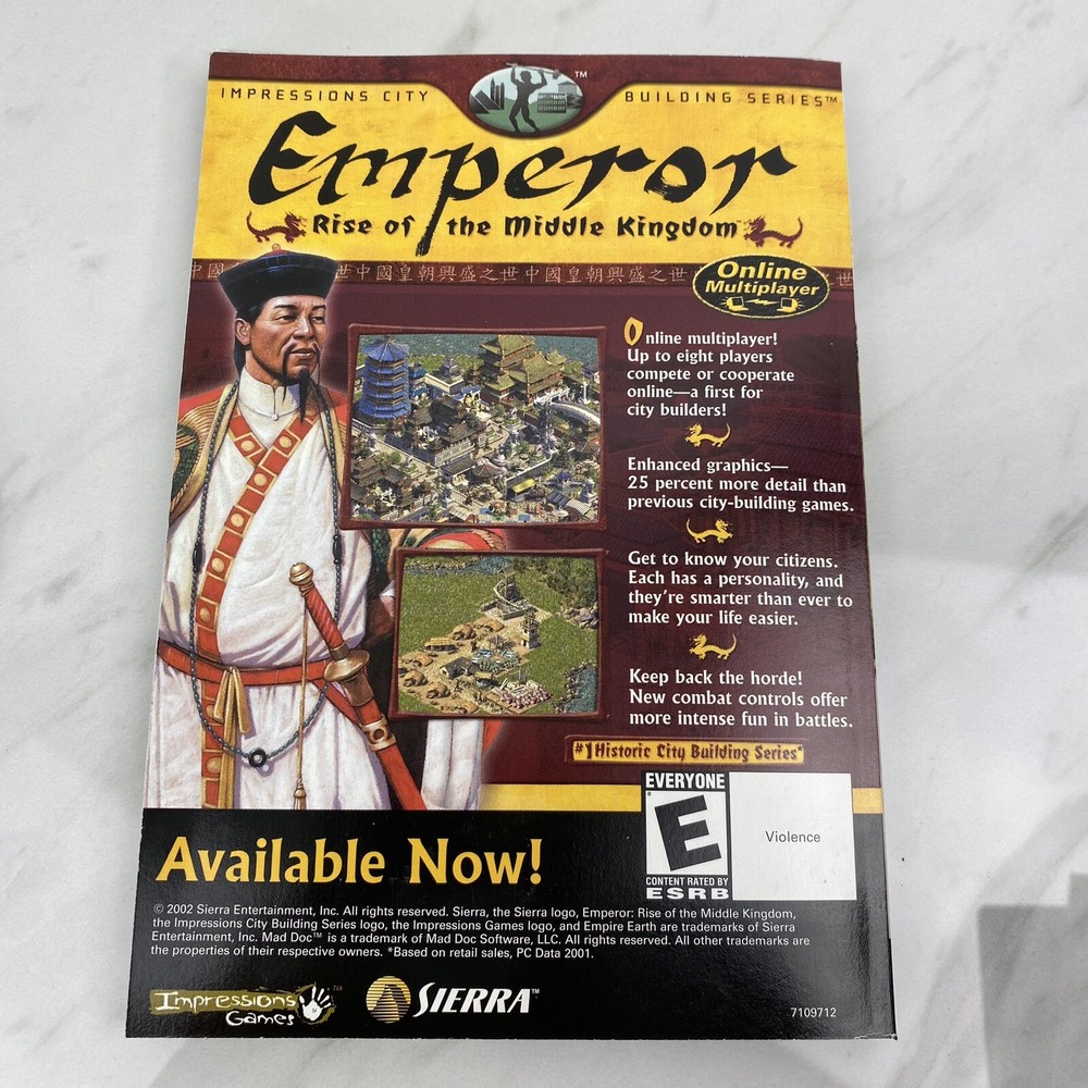 Sierra Empire Earth User's Manual + Technology Tree