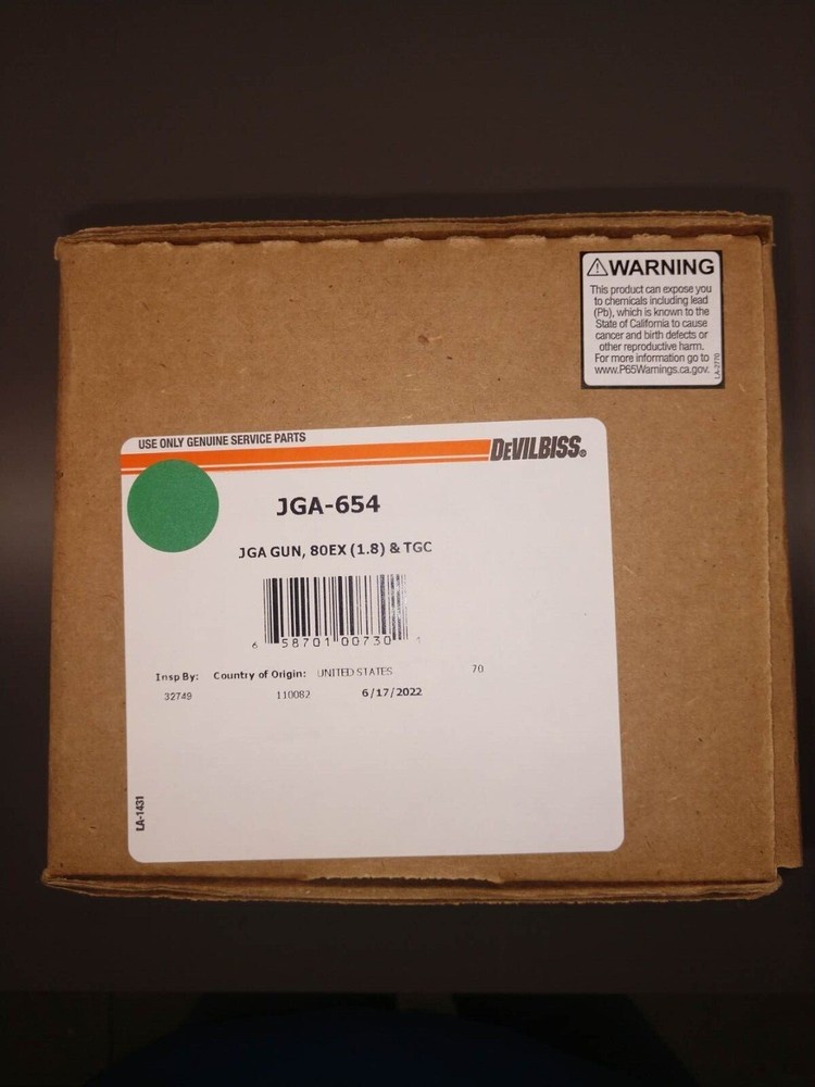 Devilbiss Suction Feed Spray Gun - JGA-654
