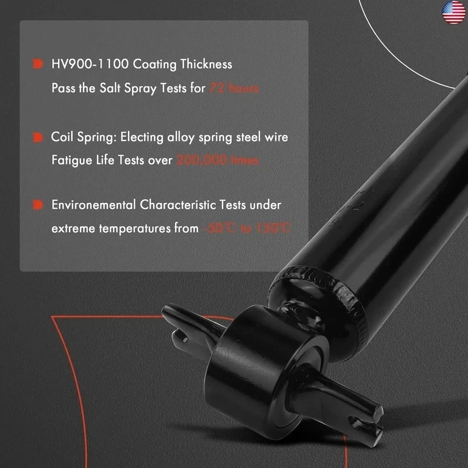 Front Pair (2) Shock Absorber Compatible with Toyota Tacoma