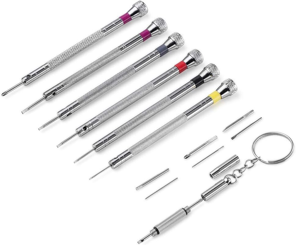 Premium 6PCS Micro Precision Screwdriver Set, 0.8-1.6Mm, Extra Replacement Bl...