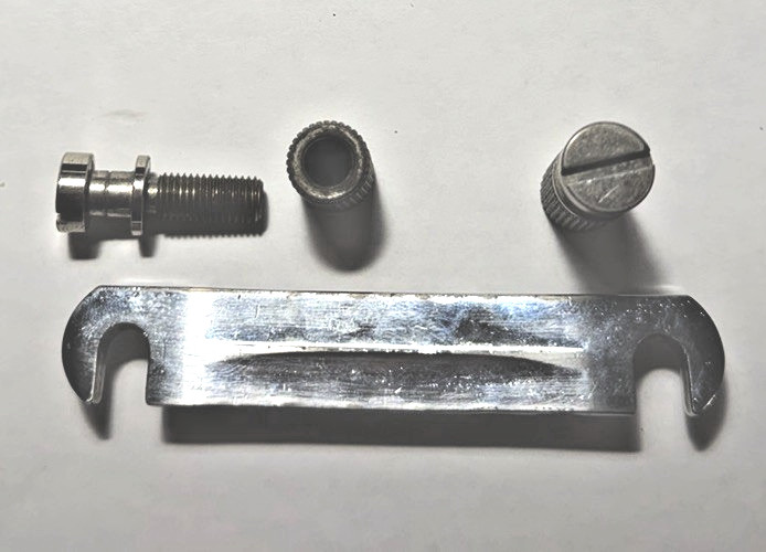 Lightly aged nickel Stop TailPiece