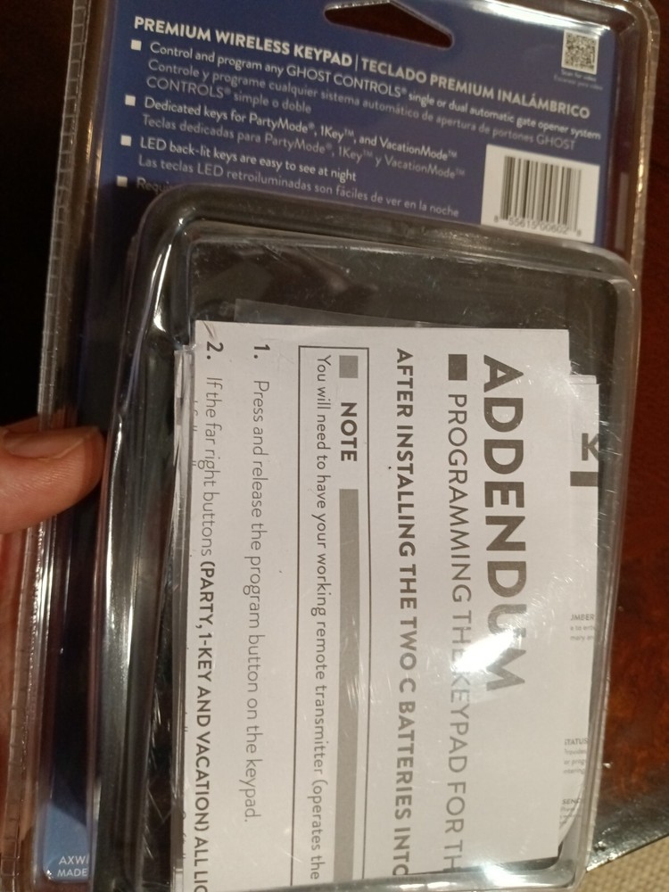 Ghost Controls AXWK Automatic Gate Opener System