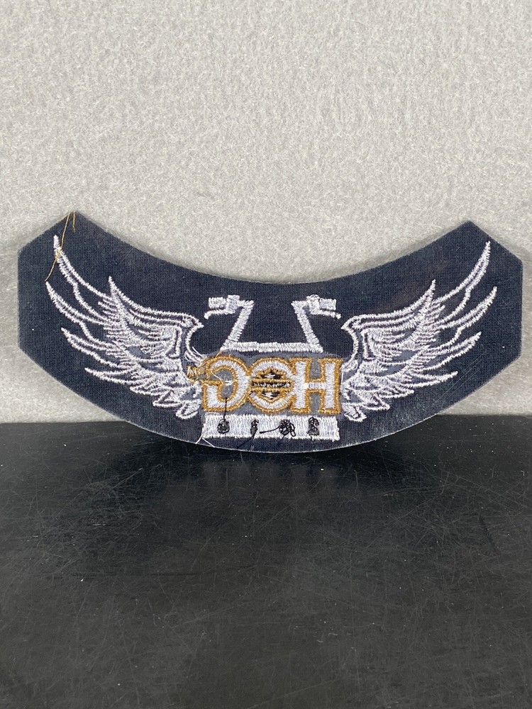 HOG HARLEY OWNERS GROUP 2016 Jacket Vest PATCH Embroidered Handlebars Wings