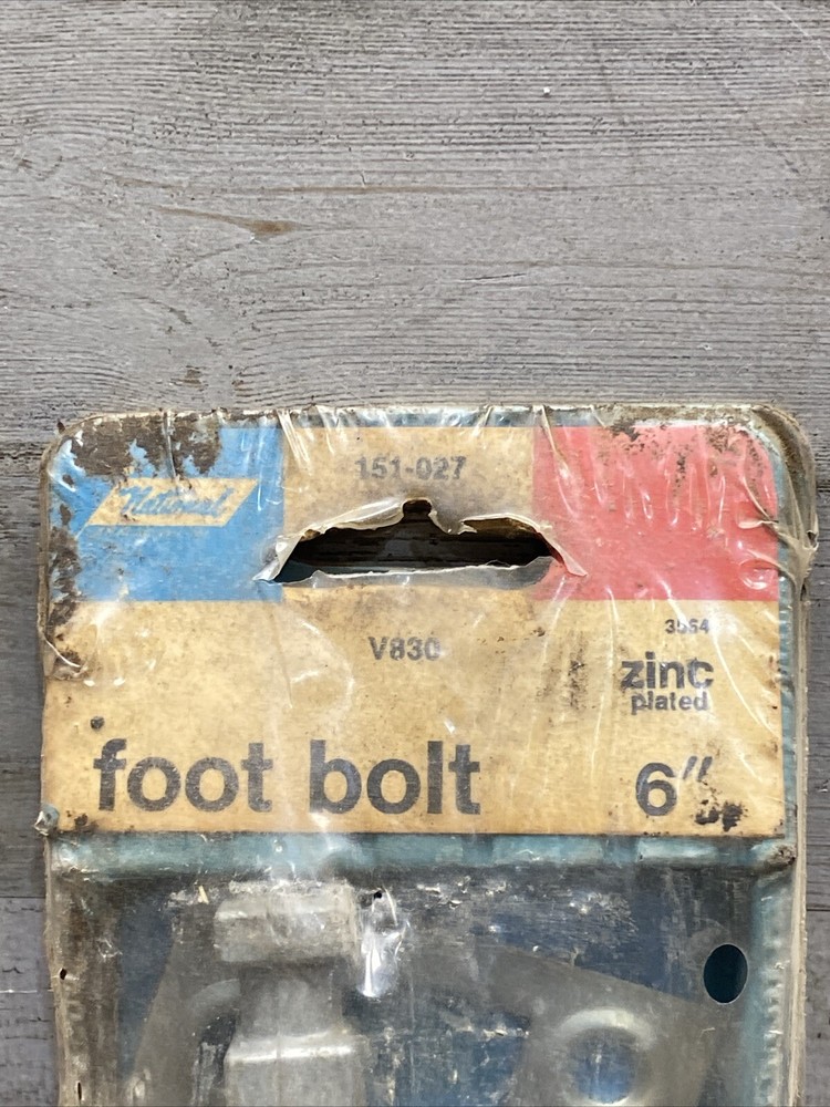 National Hardware - 151-027 6" Foot Bolt