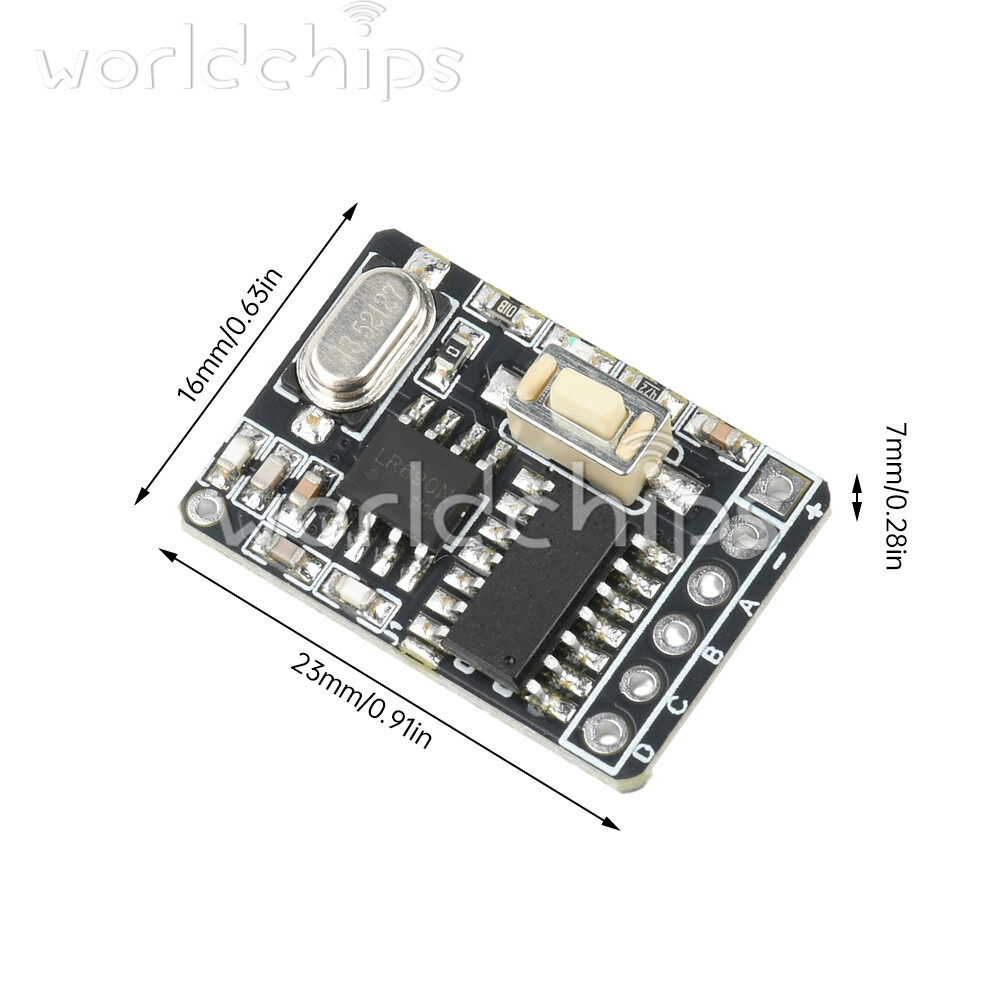 433Mhz Wireless Remote Control Switch Learning Code Decoding Receiver Module New