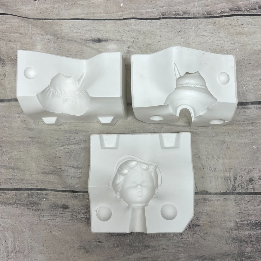 Ceramic Slip Casting Mold Head Bust Figurine #B-155