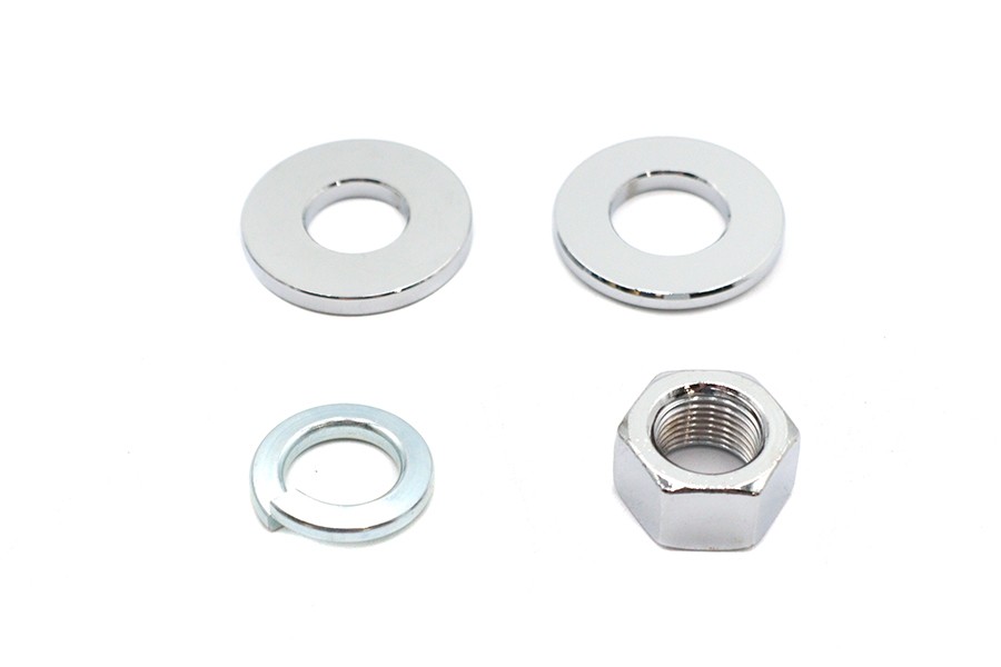 Chrome Rear Axle Nut Kit for Harley-Davidson