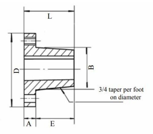 SDS-1-1/2" QD Style Bushing