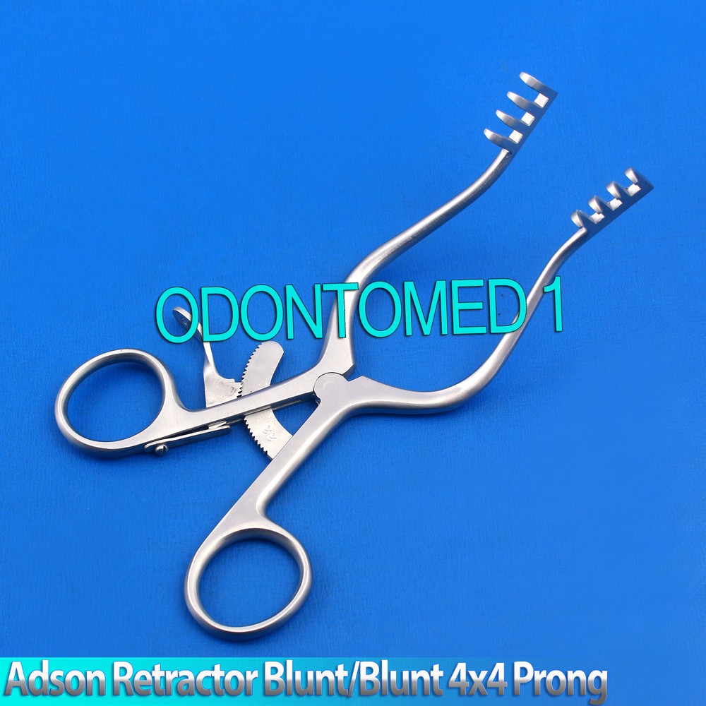 Adson Retractor Blunt Points 4x4 Prong 6" Surgical Instruments