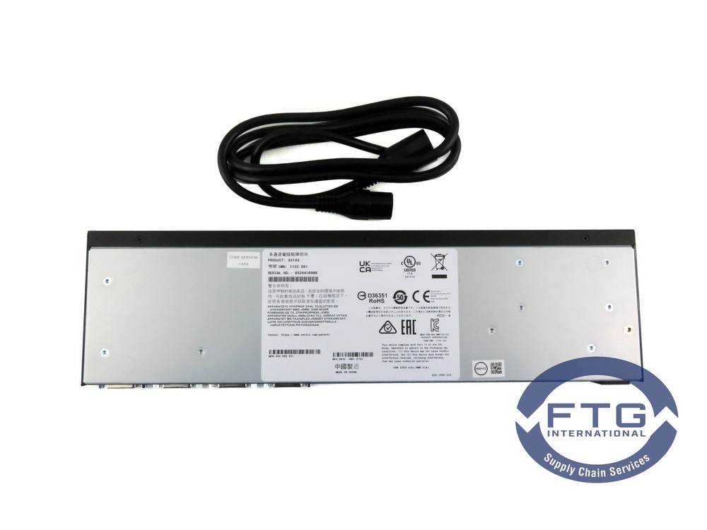 AV104 Avocent AV100 4-Port Basic KVM Switch