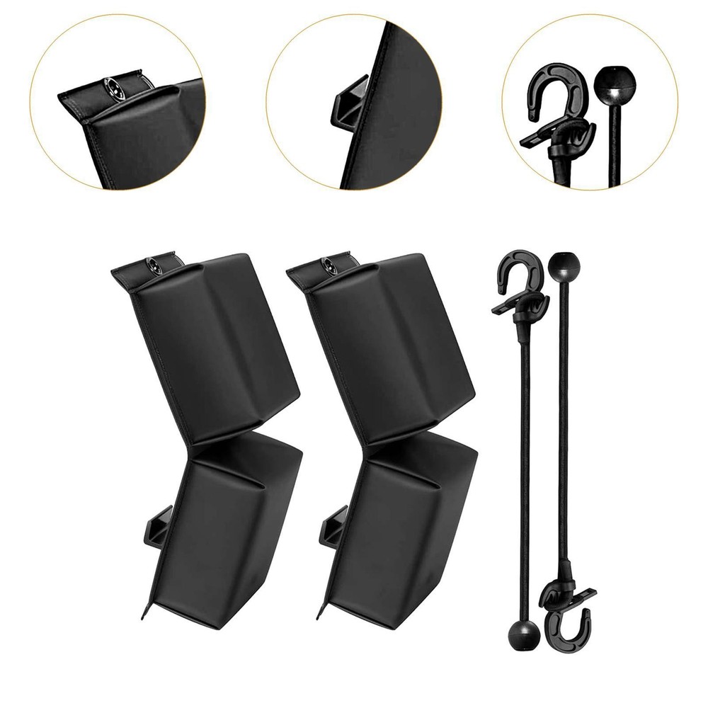 2Pcs Bumper for Docking Black Protect Bumper with Elastic