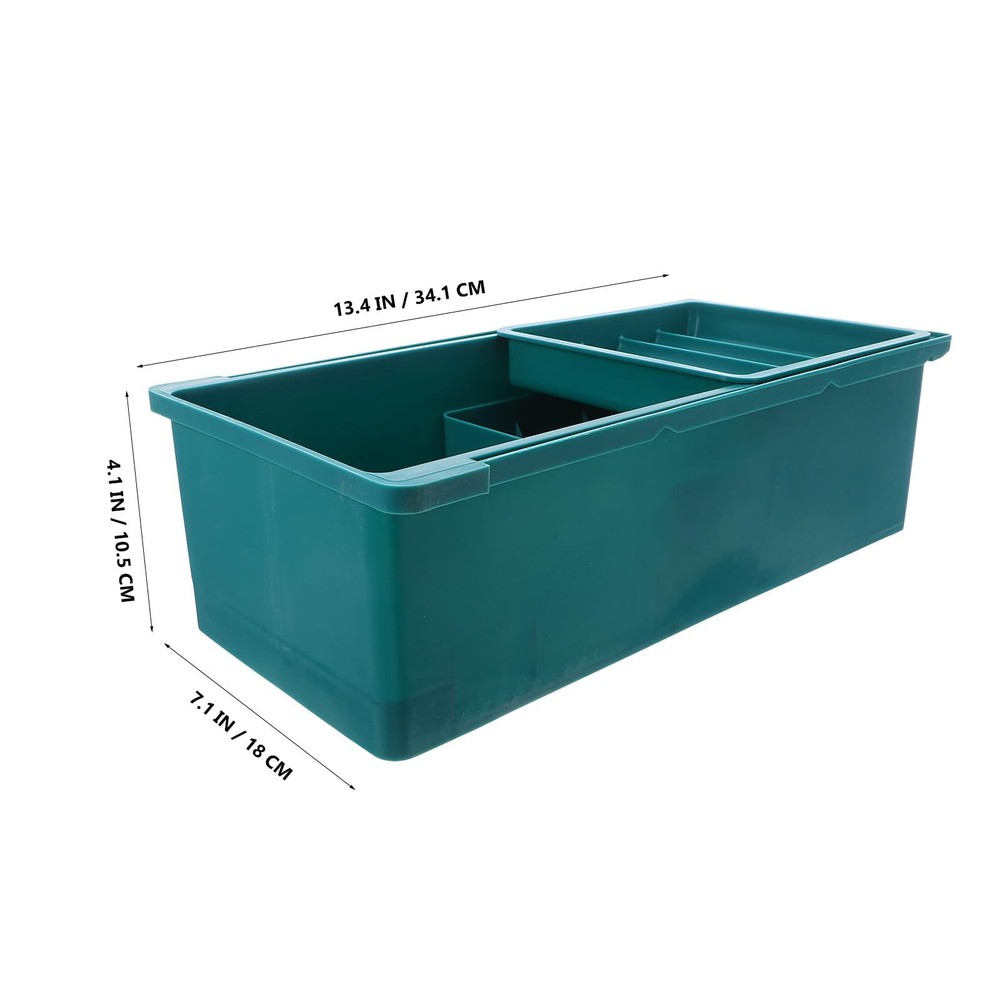 Sewing Organizer: Under Desk Storage Drawer Box - Three-Tier Plastic Organize...