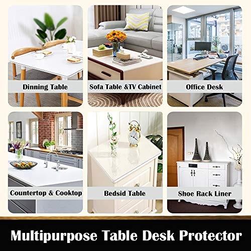Protector transparente y rectangular de 1.5 mm de 20" x 36" Clear Rectangle