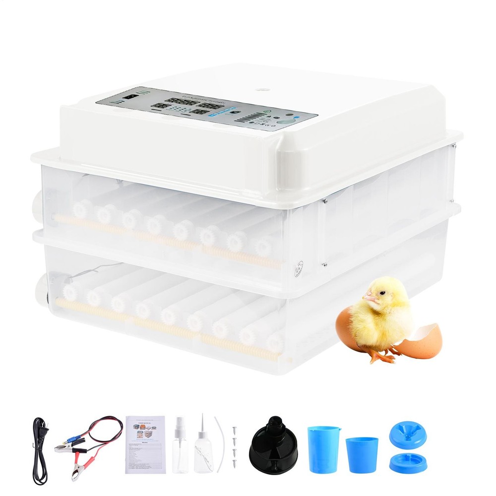 120 Eggs Incubator Automatic Digital Chicken Egg Hatcher Temperature Control