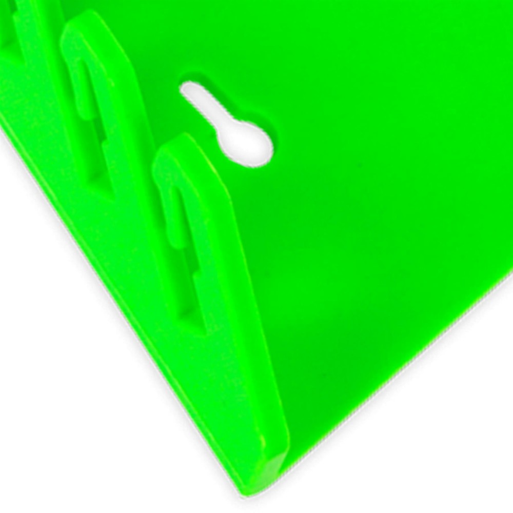 Reverse Spanner Rack Capacity 15 Spanners Hi-Vis Green Sealey