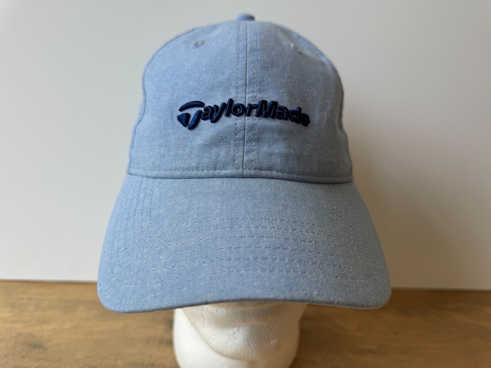 TaylorMade Golf Tradition Heathered Light Blue Adjustable Strapback Hat Cap
