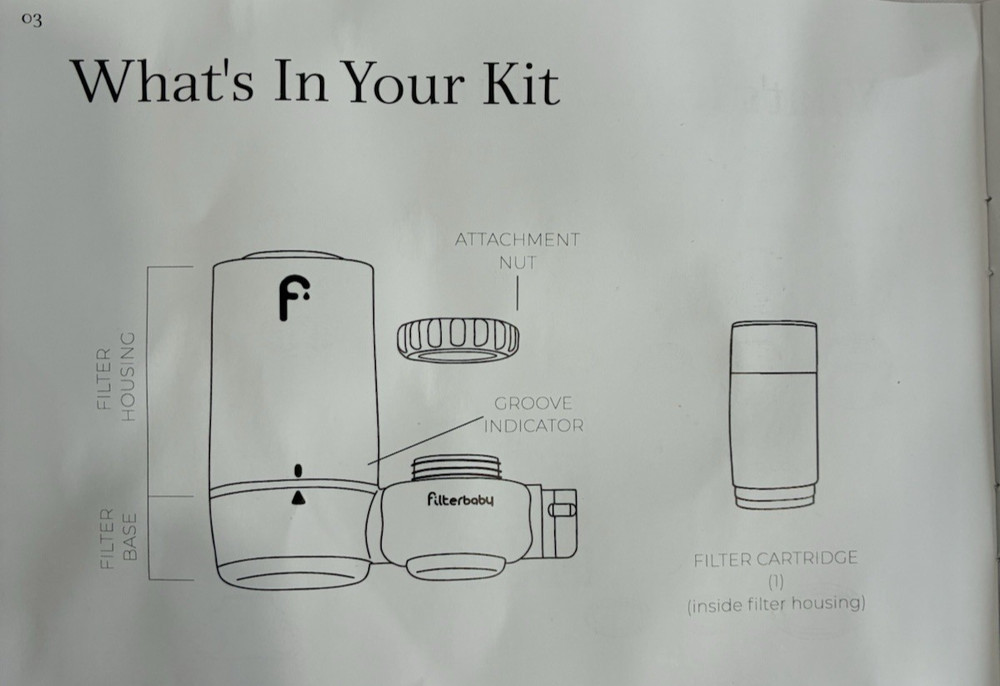 Filterbaby Faucet Mounted Water Filter ProDermis Skin Plus Replacement Filter