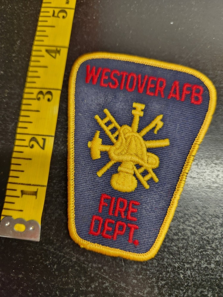 Vintage Westover AFB Massachusetts Fire Department Patch