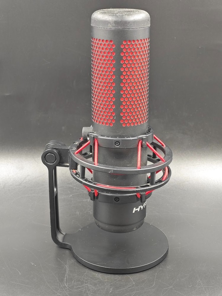 HyperX QuadCast Microphone Black/Red Used Working