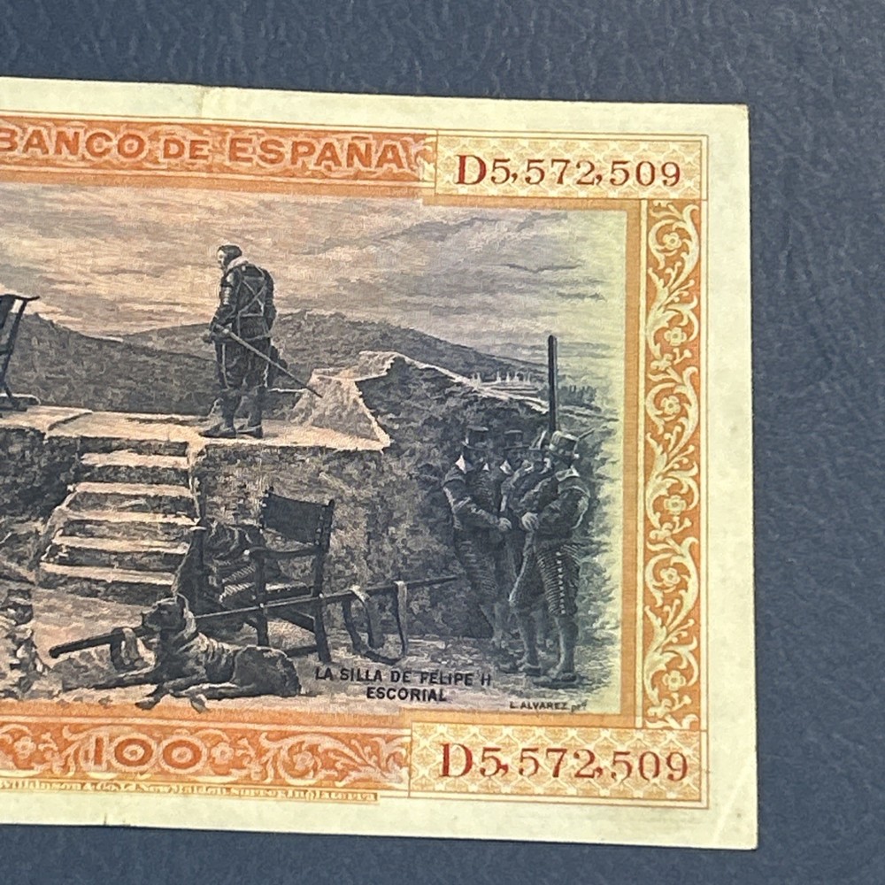 Spain- 100 Pesetas- 1925