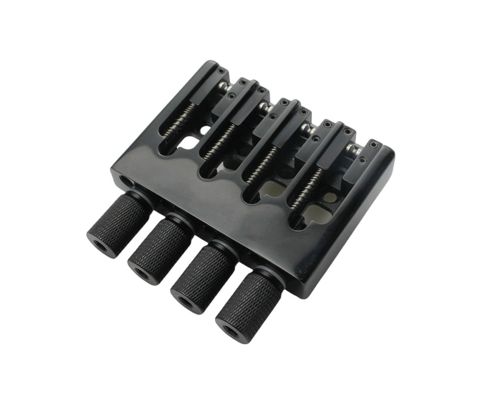 4 String Headless Bass Bridge and Bridge String Lock, Slightly Adjustable Str...