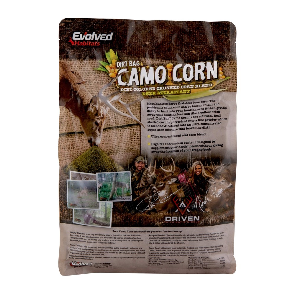 Camo Corn Deer Attractant – Nutritious Crushed Corn Blend for Bigger Bucks