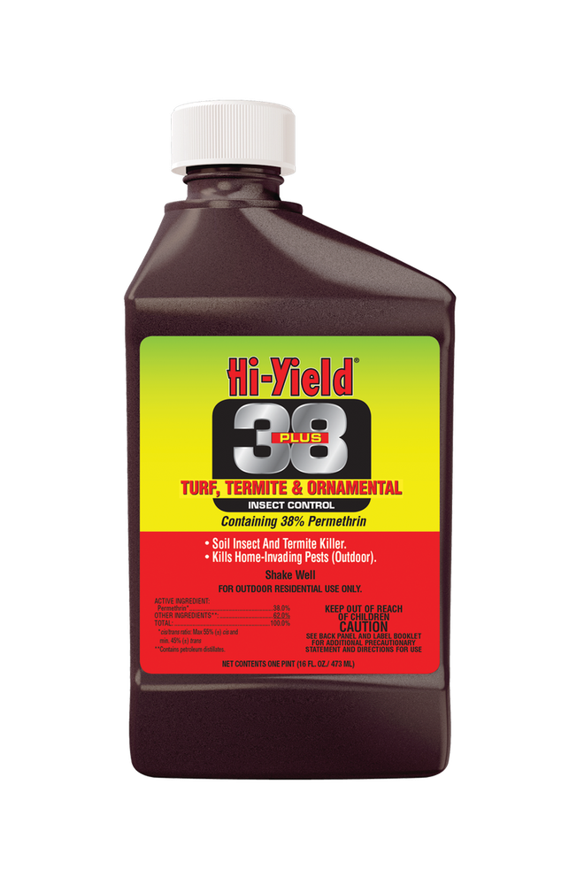 HI-YIELD 38 Plus Insect Control Bugs & Pest Killer Termite Insecticide 16oz NEW