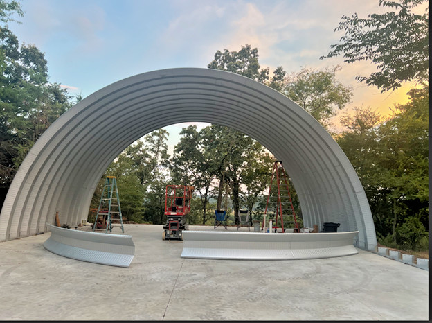 30x40x14 Engineered Steel Building Kit | DuroSPAN Clear-Span Arch System