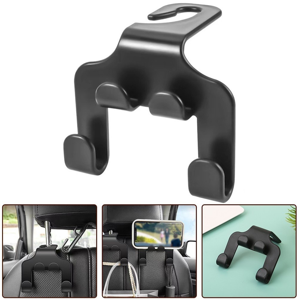 Convenient Car Storage Solution with For Seat Back Hook and Phone Holder