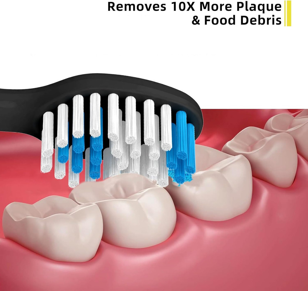 Acteh Sonic Edge Jetwave Toothbrush Replacement Heads - 10 Pack | Premium Origin