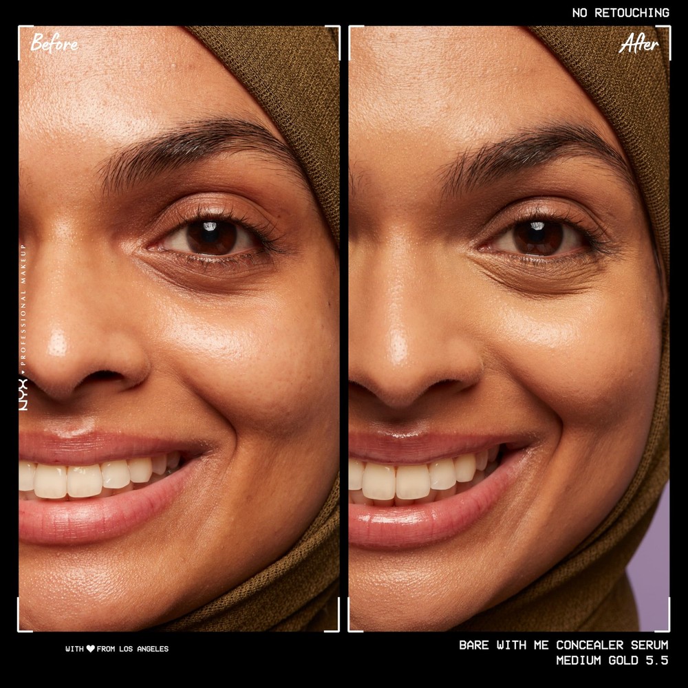 Concealer Serum Medium Golden 24hr Hydration Makeup for Face