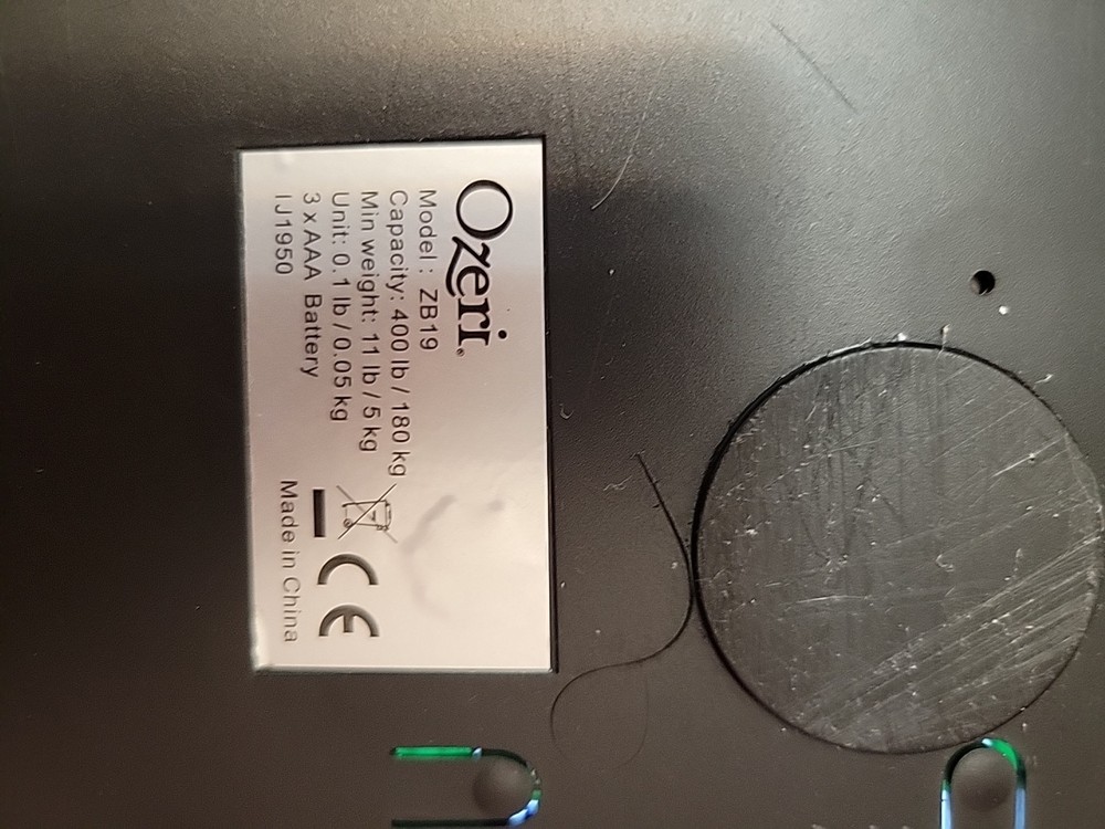 ozeri bathroom scale